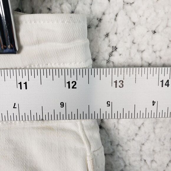 Frame Le High Flare Womens 25 White High Rise Flare Jeans Retro Chic - Picture 6 of 10